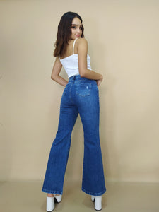 PANT. FLARE JEANS CRUZ - CÓDIGO: 23723  OP:1862