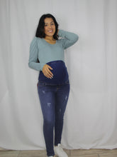 Cargar imagen en el visor de la galería, PANTALÓN MATERNIDAD FAJA CLÁSICO
