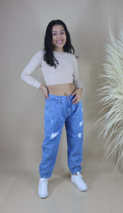 SLOUCHY JEANS RASGADO