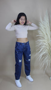 SLOUCHY JEANS RASGADO