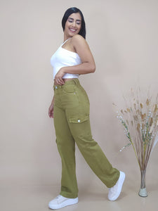 PANTALÓN BAGGY CARGO VALENTINA - CÓD: 22822