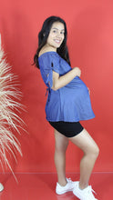 Cargar imagen en el visor de la galería, BLUSA RUMBERA CON LAZO EN MANGA - COD: 02821
